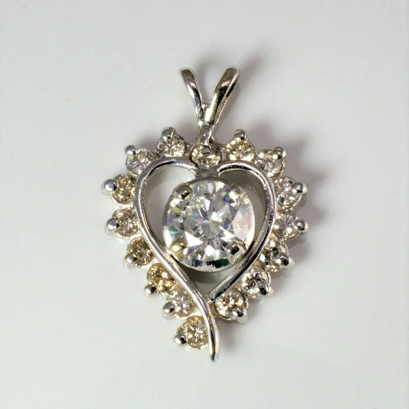 Diamond Heart Pendant | 1.63 ctw |