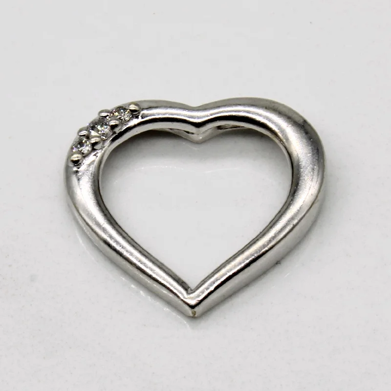 Diamond Heart Pendant | 0.04ctw |