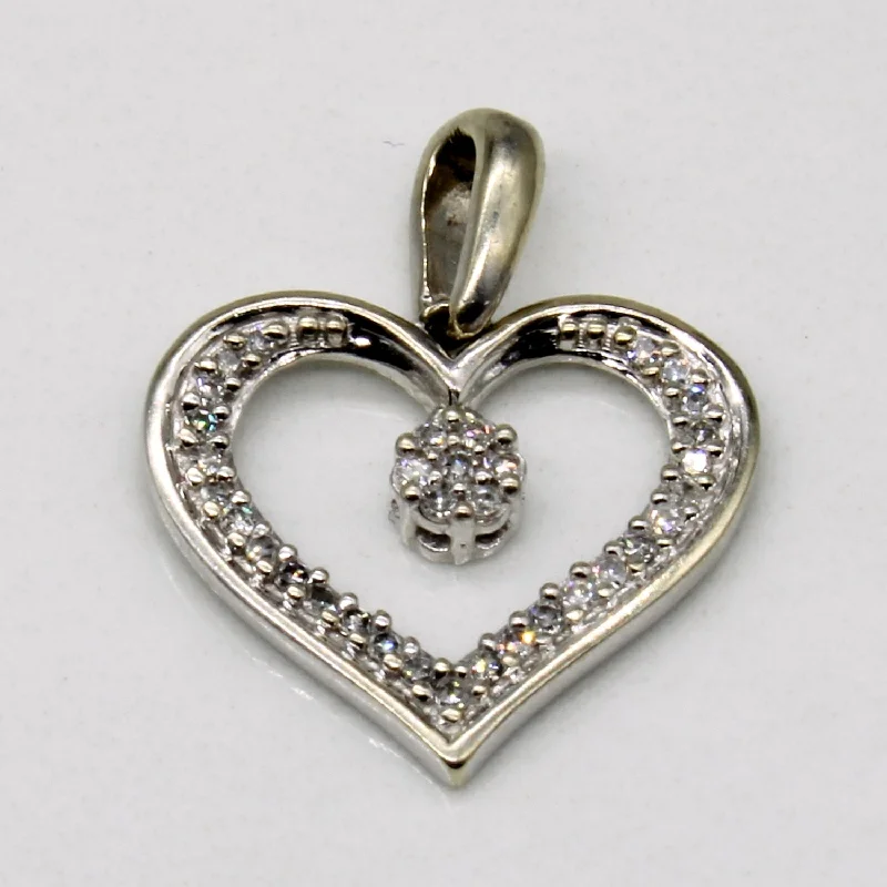 Diamond Heart Pendant | 0.10ctw |