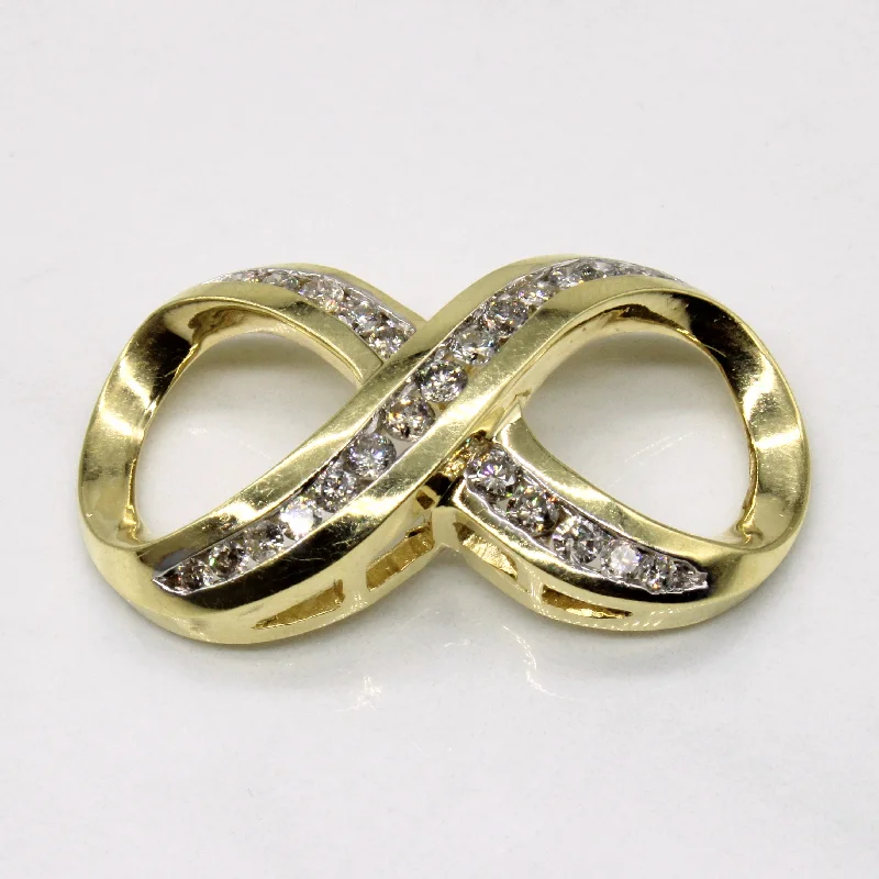 Diamond Infinity Pendant | 0.70ctw |