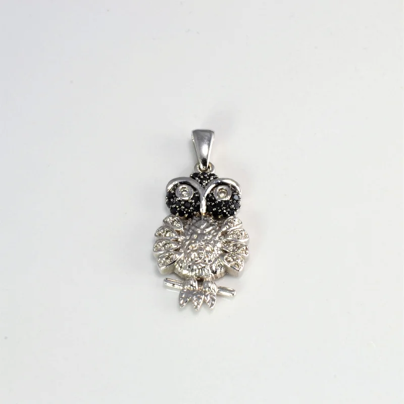 Diamond Owl Pendant | 0.12 ctw |