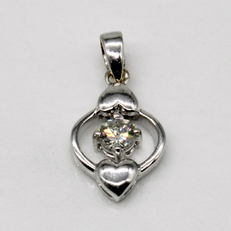 Diamond Hearts Pendant | 0.21ct |