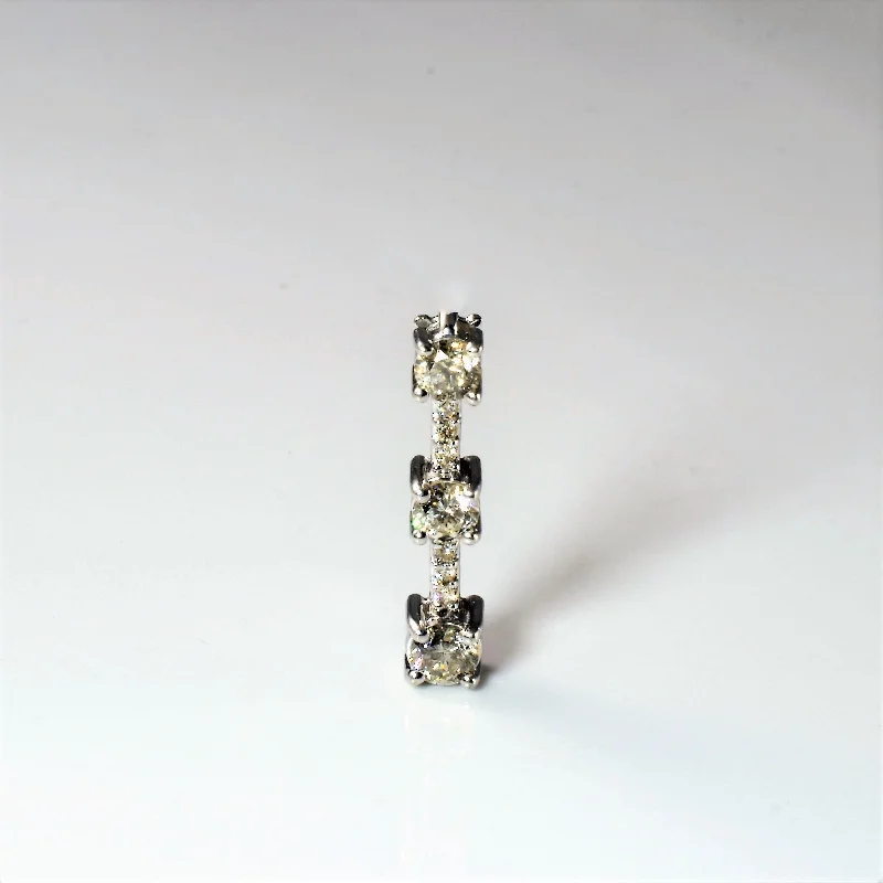 Diamond Stick Pendant | 0.82ctw |