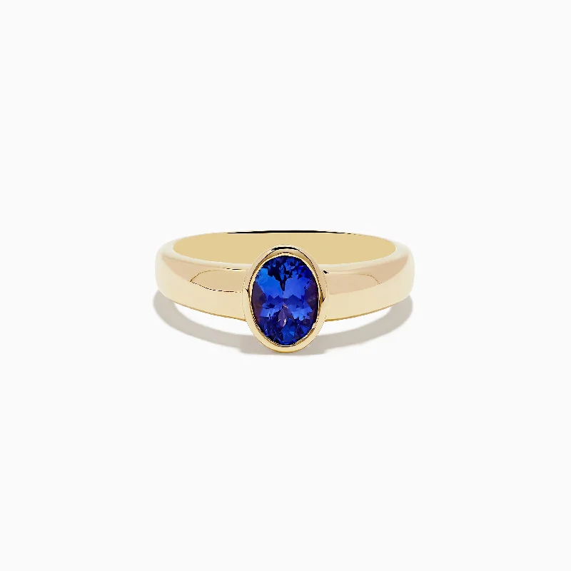 Huge Savings On Timeless Jewelry Collections Nahla Siri 14K Yellow Gold Tanzanite Ring