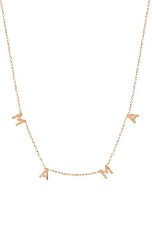 Exclusive Jewelry Sale – Grab Timeless Pieces Now Essential MAMA Necklace - Rose