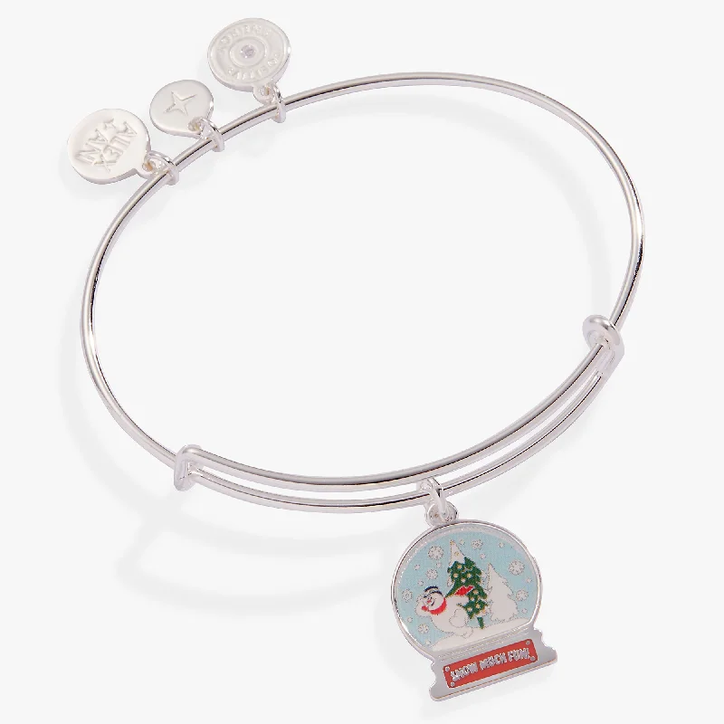 Fashion-Forward Jewelry At Exclusive Discounts FROSTY THE SNOWMAN™ Snowglobe Charm Bangle