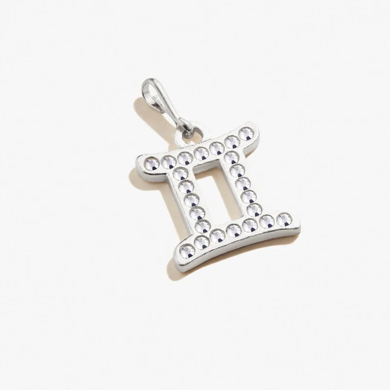 Exclusive Online Discounts On Stylish Jewelry Gemini Zodiac Pavé Crystal Charm