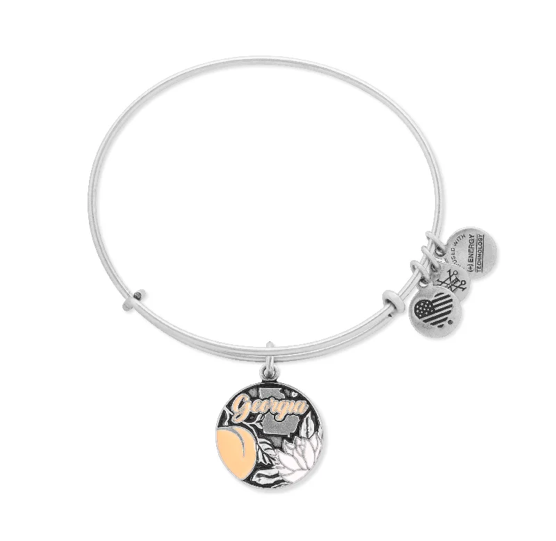 Affordable Glamour – Premium Jewelry At Special Prices Georgia Peach Charm Bangle