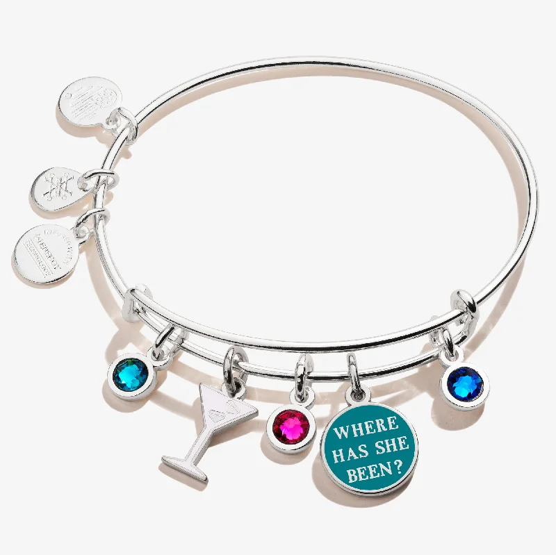 Best Jewelry Sale – Shop Exclusive Designs Now Gossip Girl 'Where Has She Been' Multi-Charm Bangle