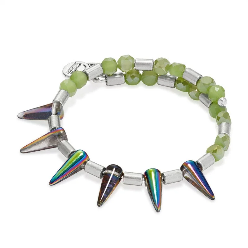 Flash Sale On Elegant Jewelry – Don't Miss Out Green Spiked Wrap