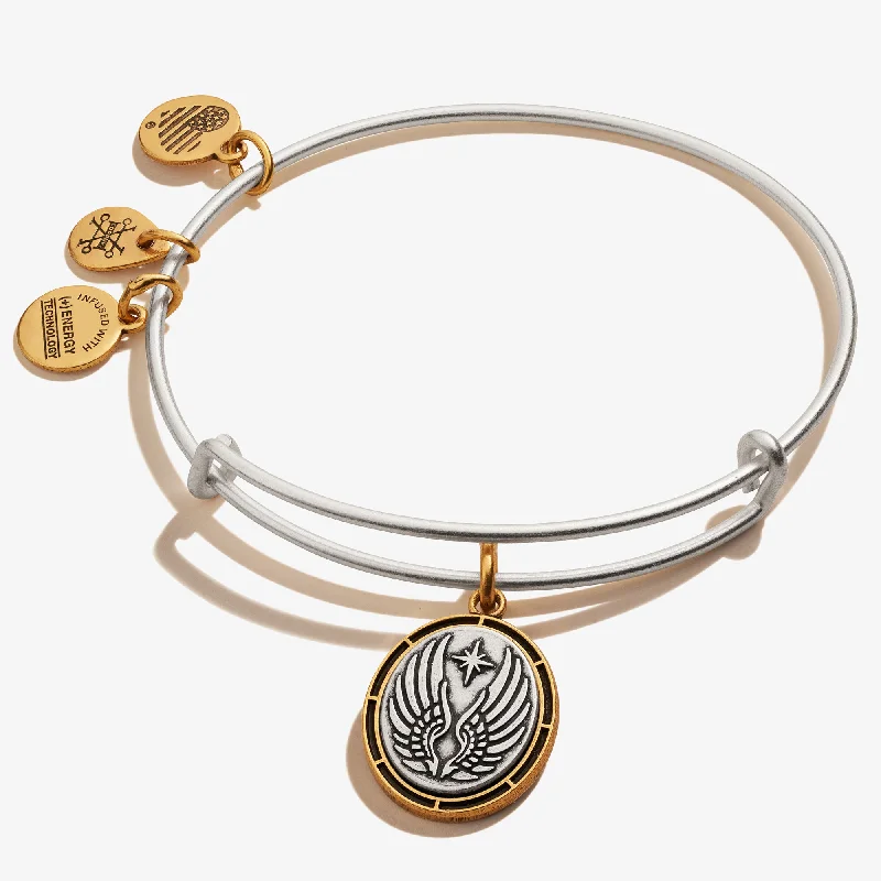 Elegant Necklaces And Bracelets At Limited-Time Offers Guardian Angel Symbol Charm Bangle