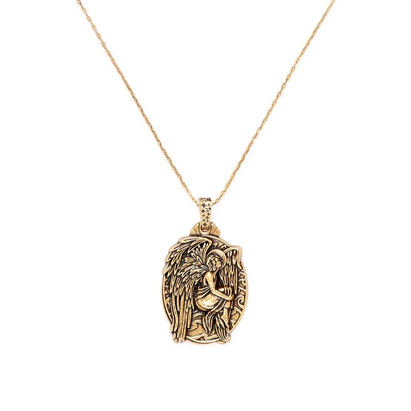 Elevate Your Outfit With Discounted Statement Jewelry Guardian of Answers Necklace