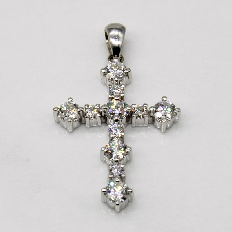 'Jiliaev Jewelry' Diamond Cross Pendant | 0.94ctw |