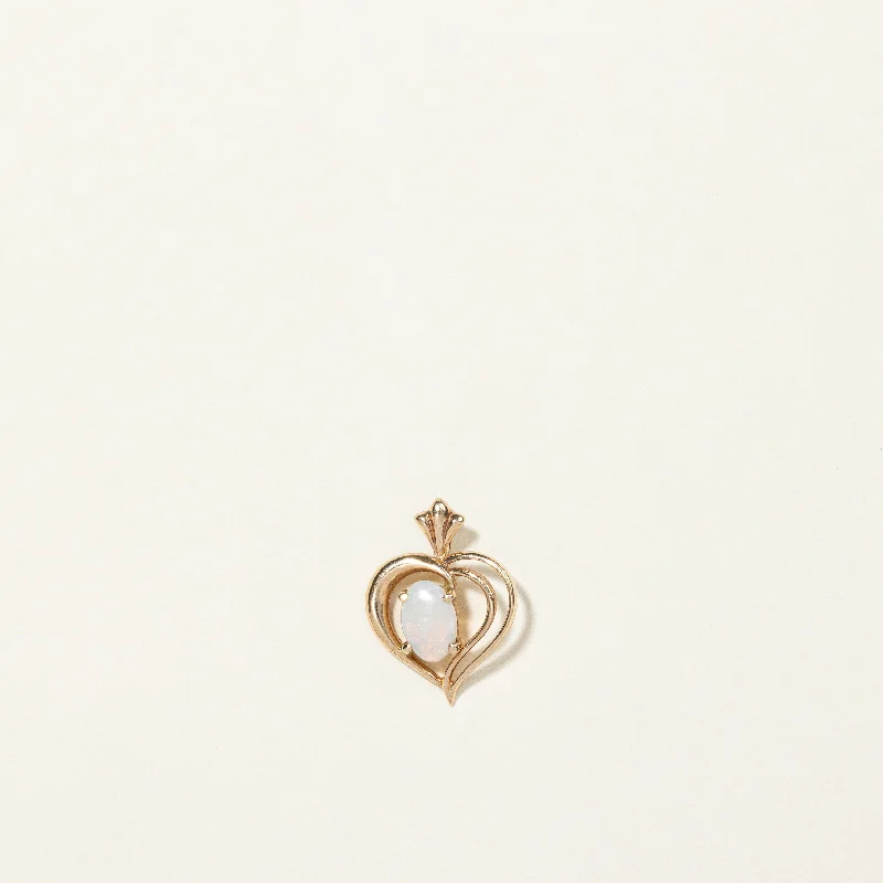 Opal Heart Shaped Pendant | 0.25ct |