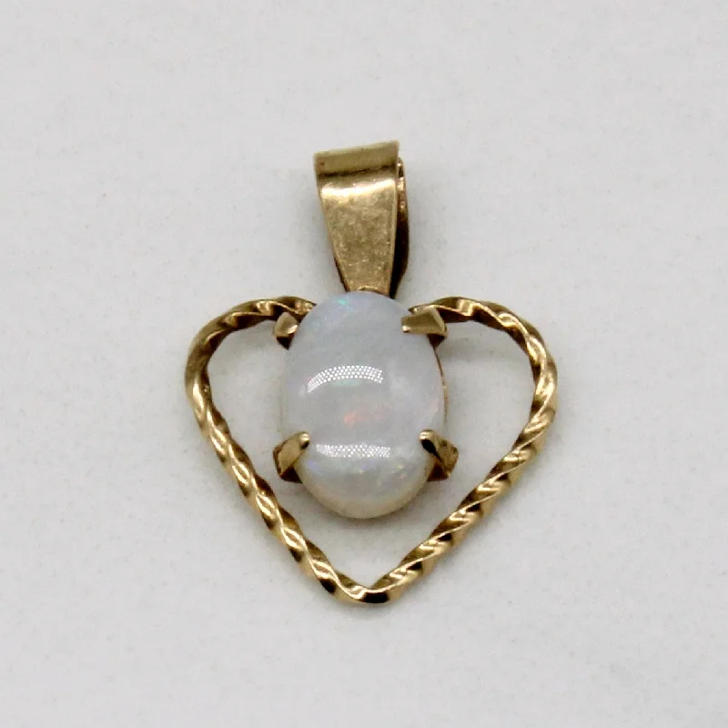 Opal Heart Pendant | 0.31ct |