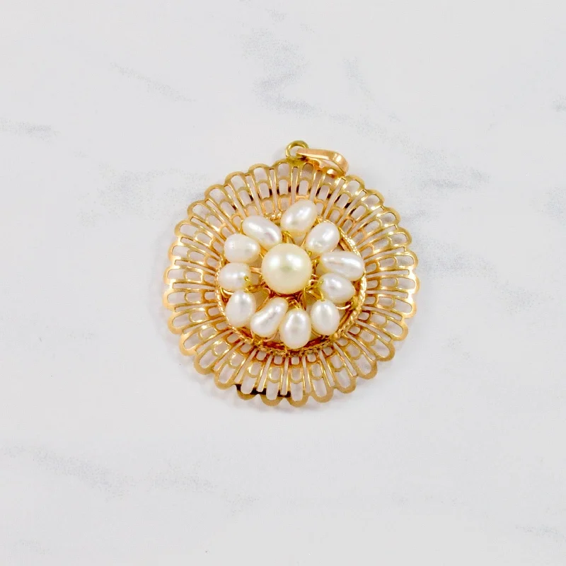 Pearl Cluster Pendant