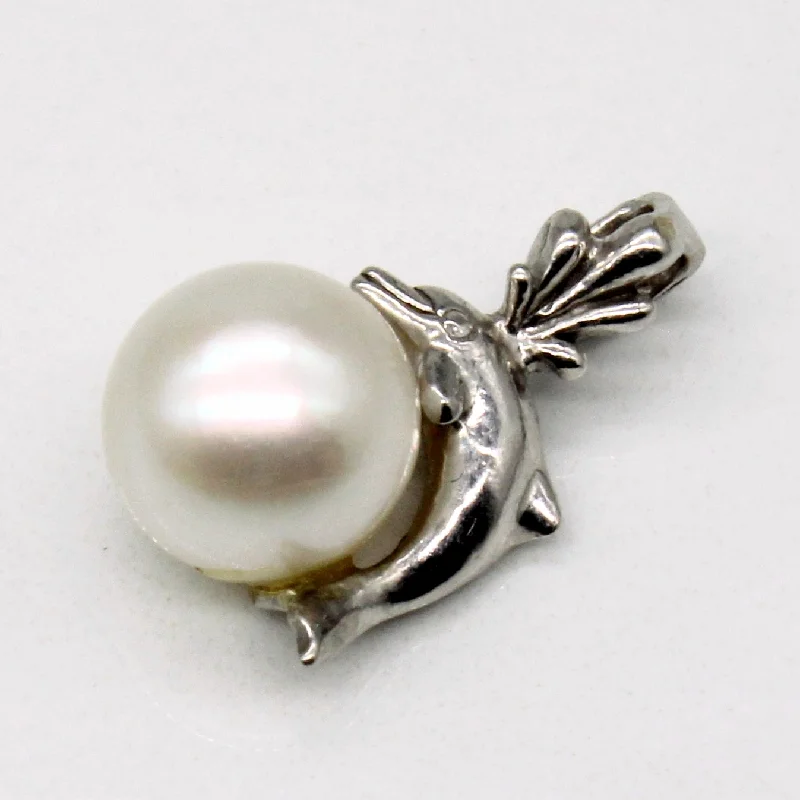 Pearl Dolphin Pendant