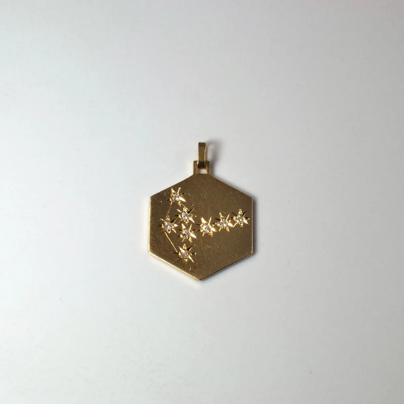 Diamond Cancer Constellation Pendant | 0.12ctw |