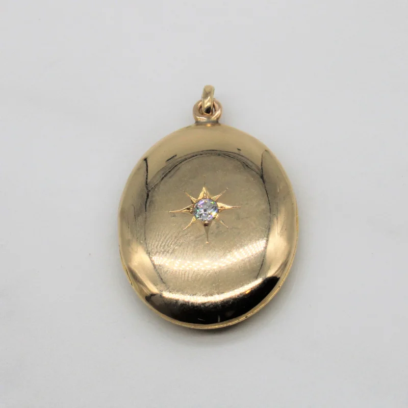 Edwardian Diamond Locket | 0.13ct |