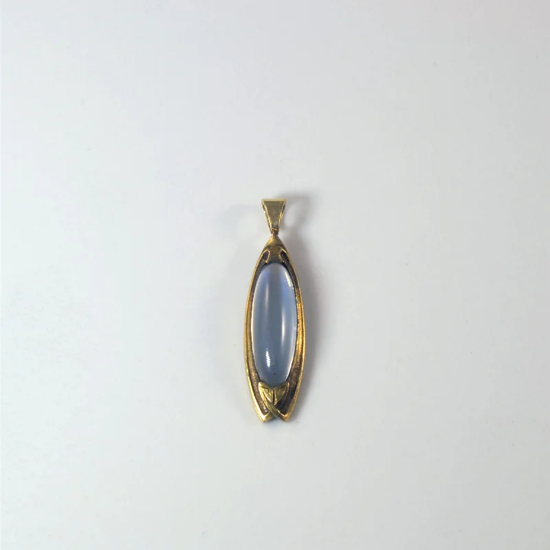 Bespoke' Art Deco Moonstone Pendant | 1.60ct |